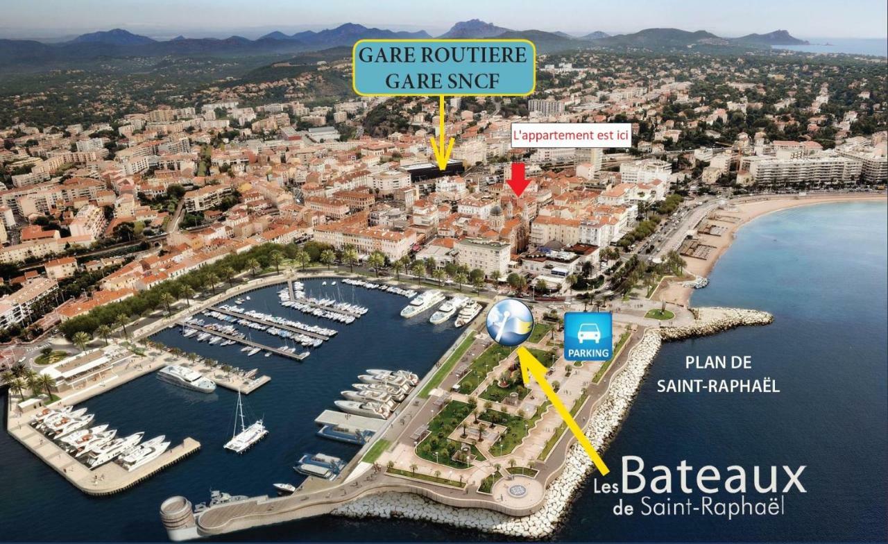 Nouveau F2 Calme Coeur De Ville 1Min De La Plage Saint-Raphaël 外观 照片